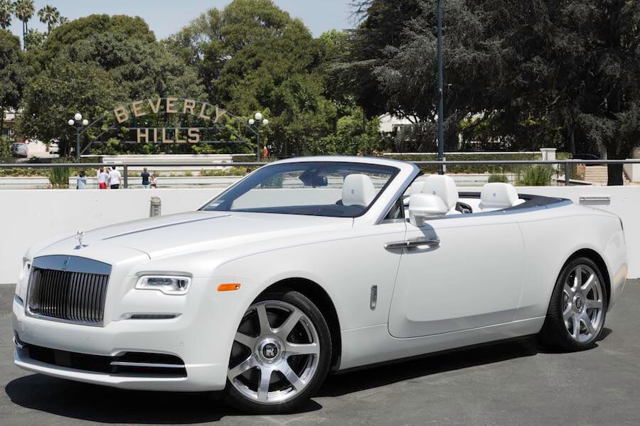 White Rolls Royce Dawn Rental Los Angeles Rent Rolls Royce Dawn LA